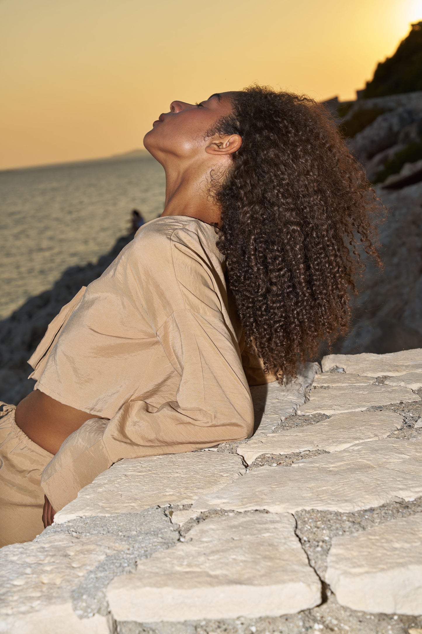 Vegan Silk Nude Top