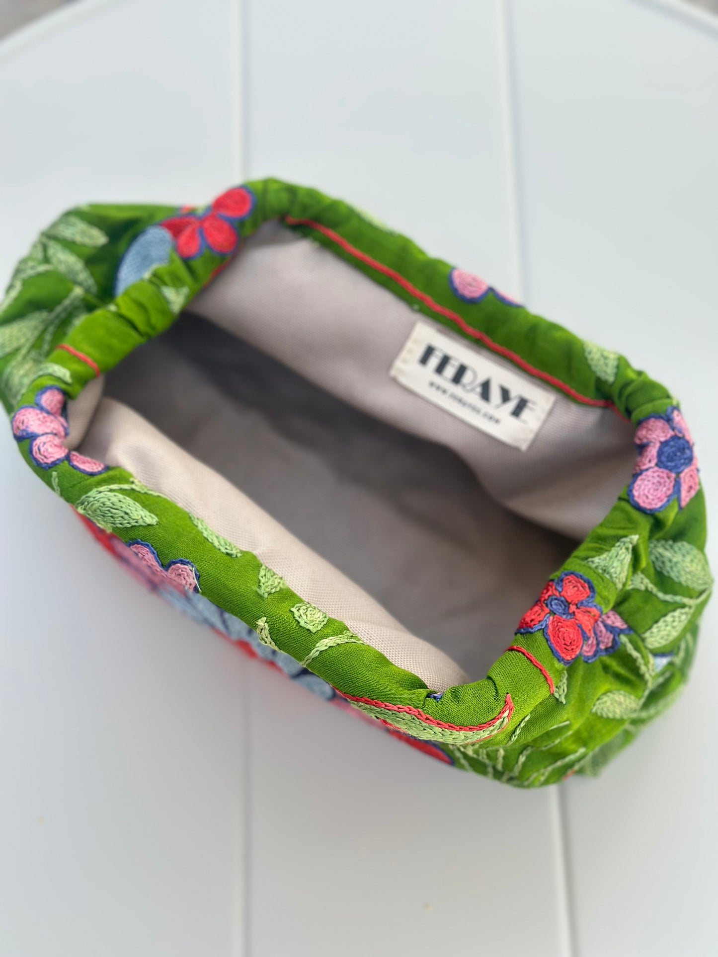 Suzani Green Handbag