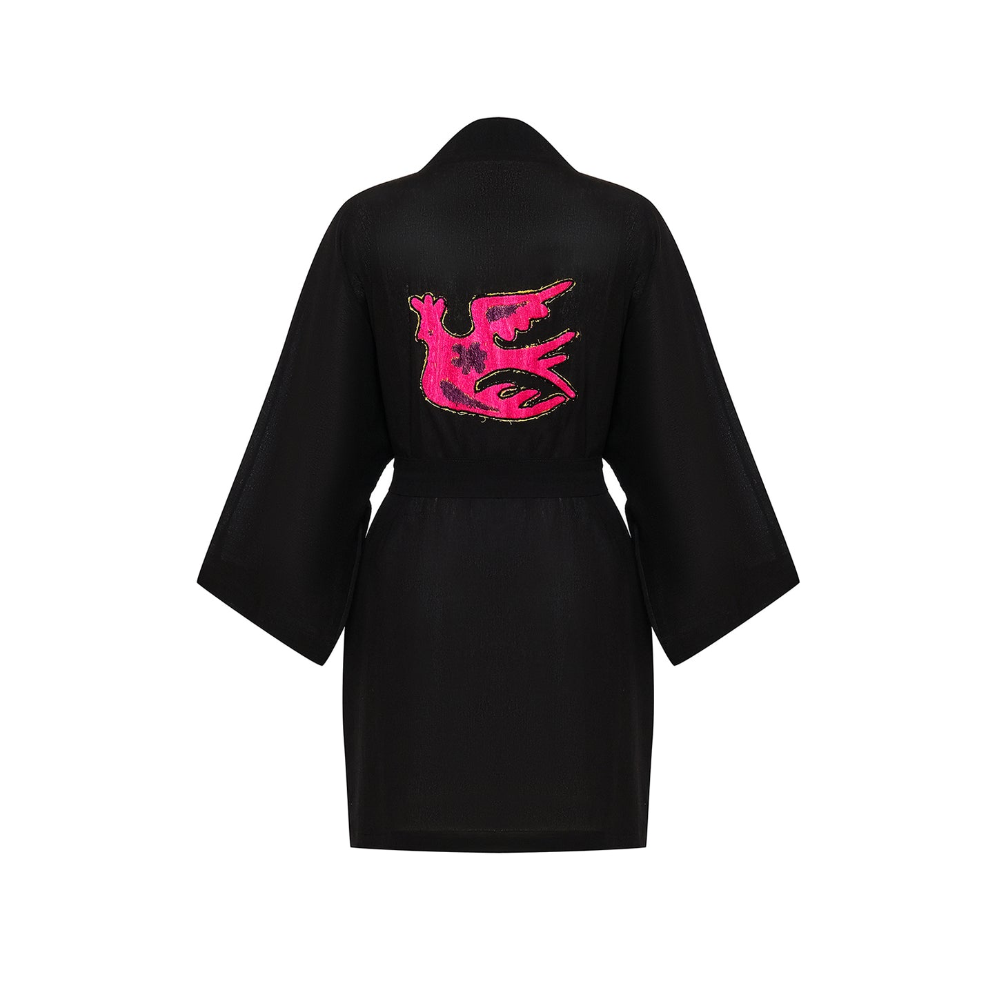 Sicily Black Kimono