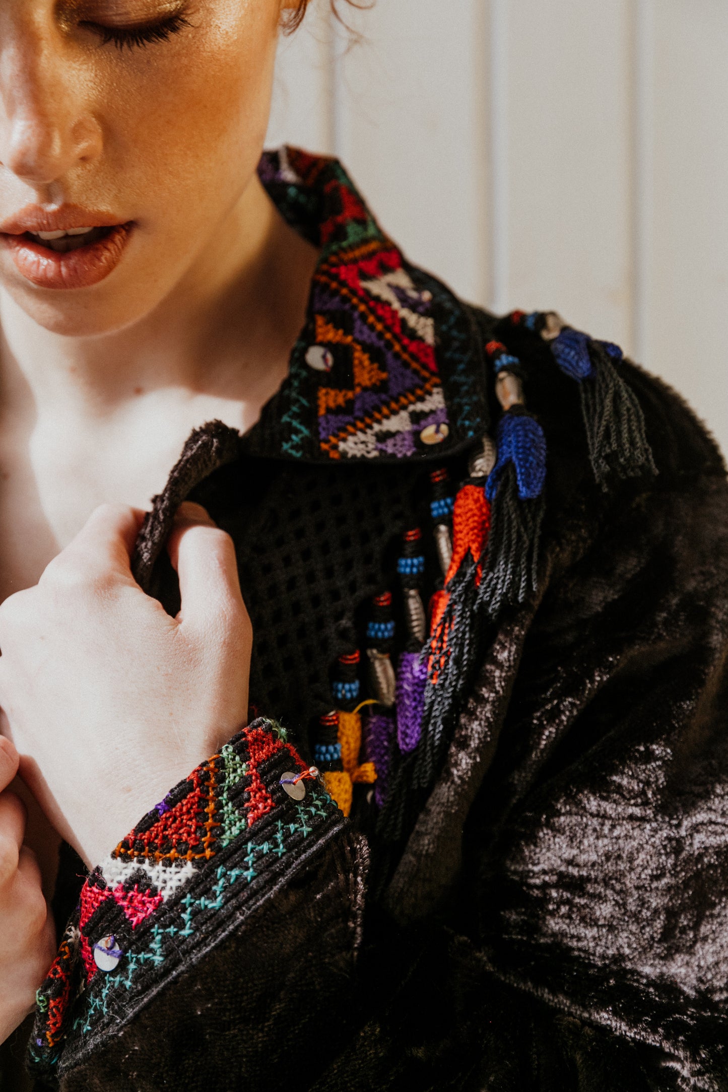 Special Design Tribal Jacket with Uzbek Tassel