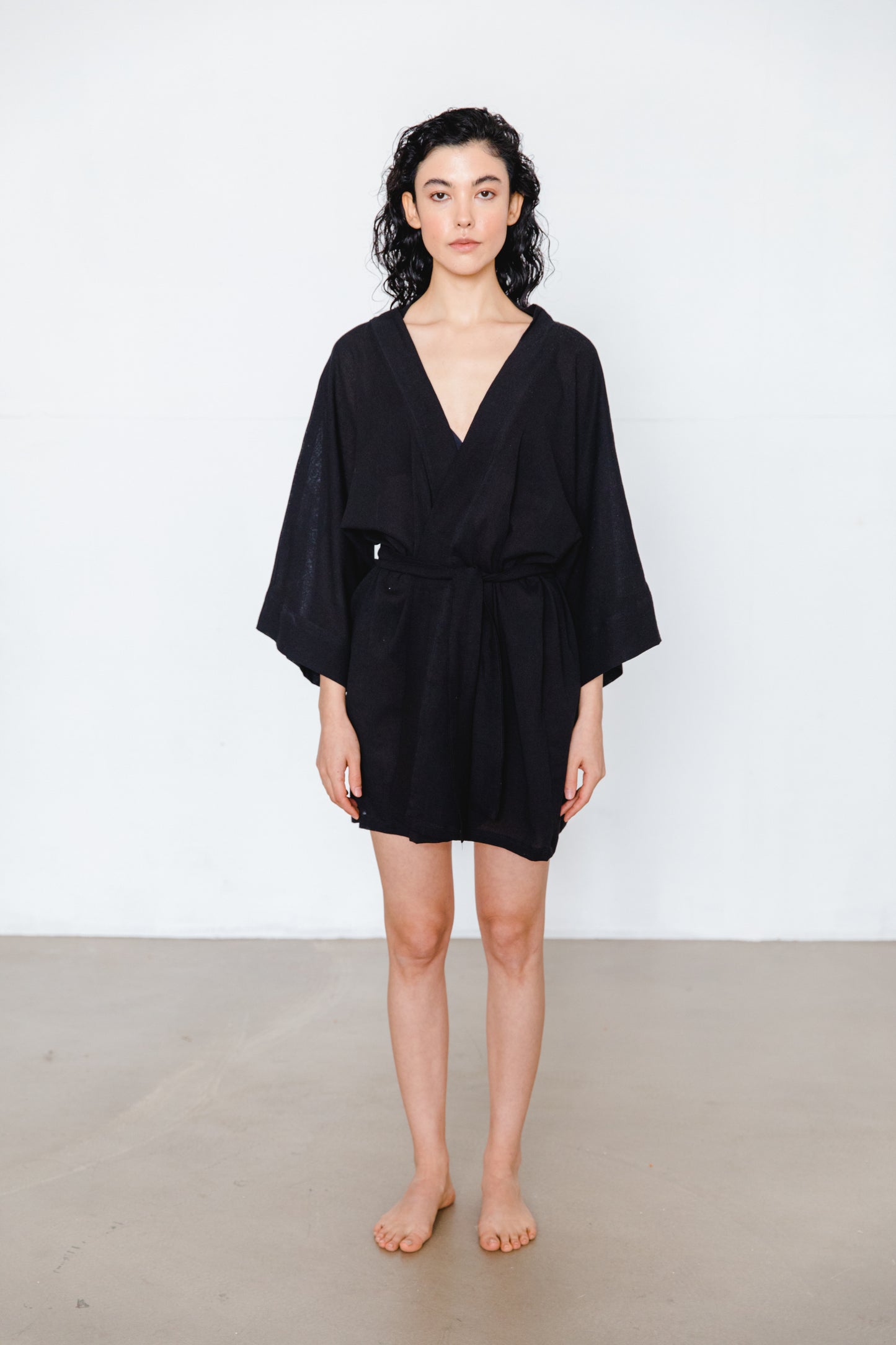Sicily Black Kimono