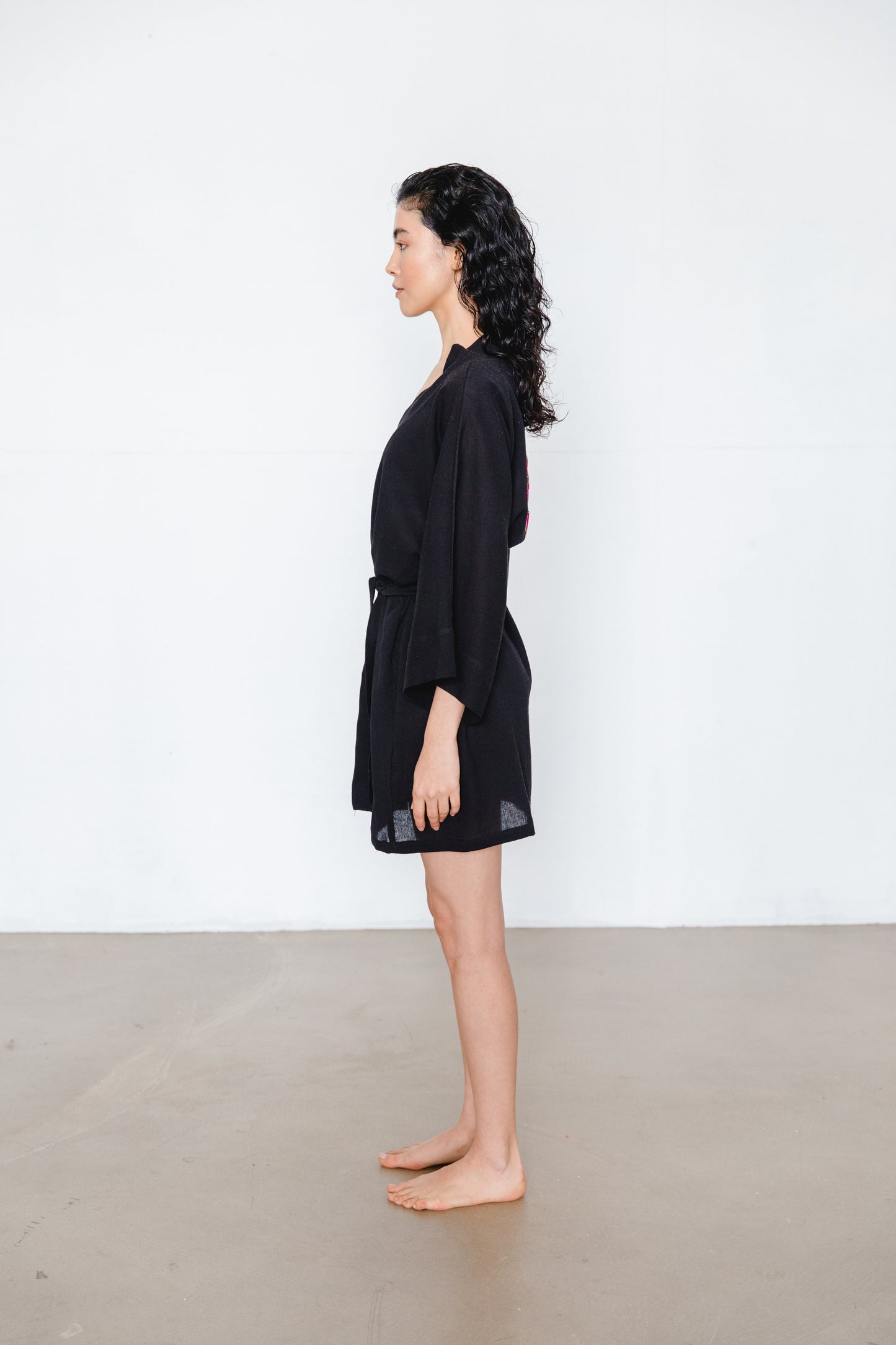 Sicily Black Kimono