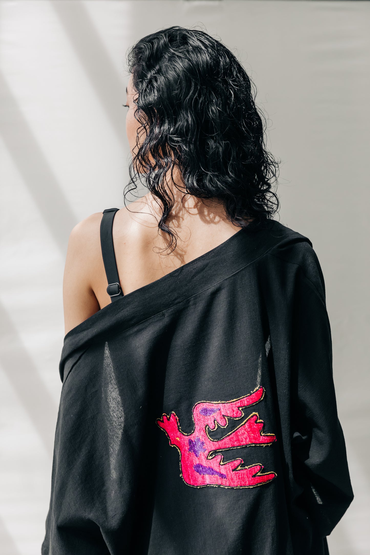 Sicily Black Kimono