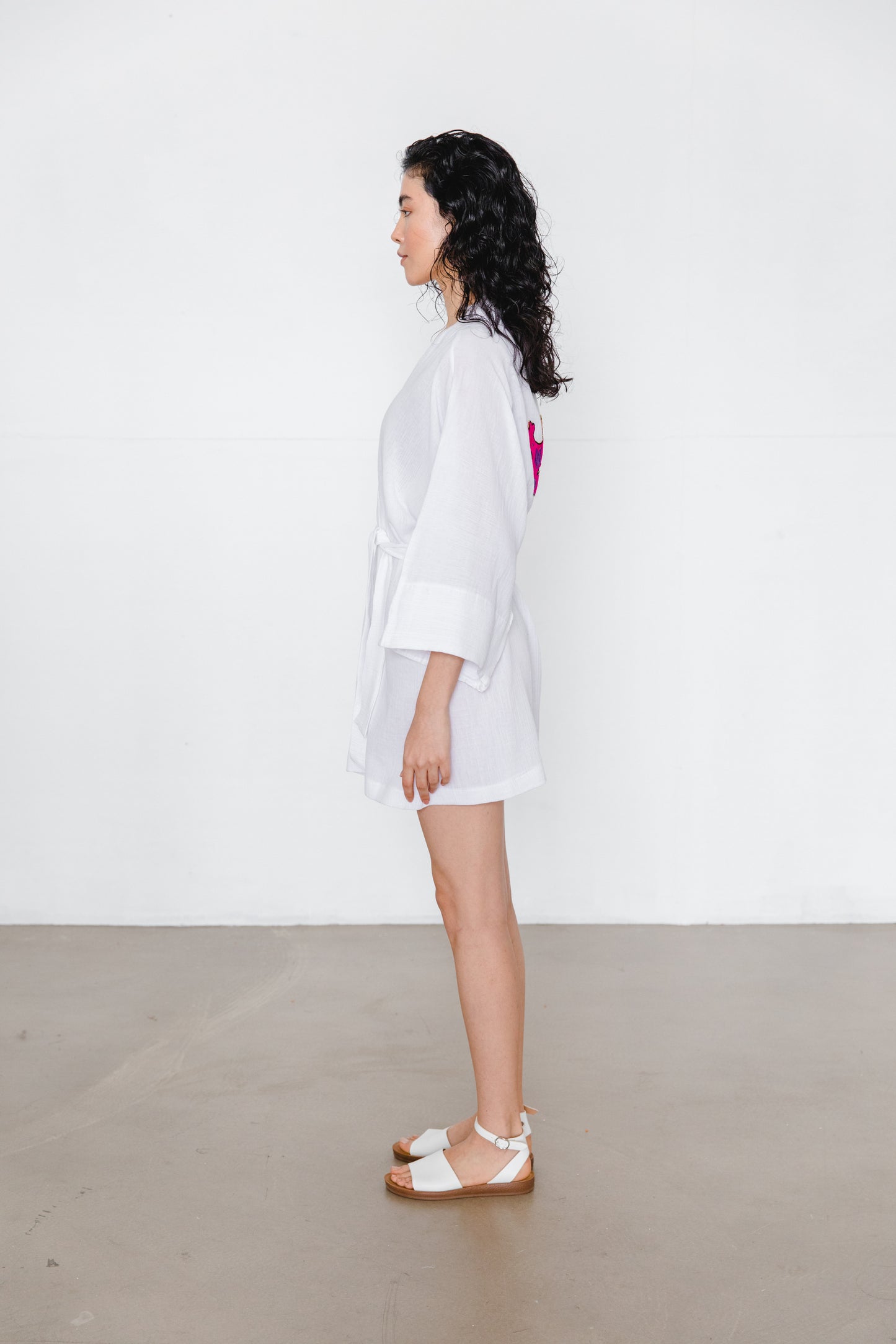Sicily White Kimono
