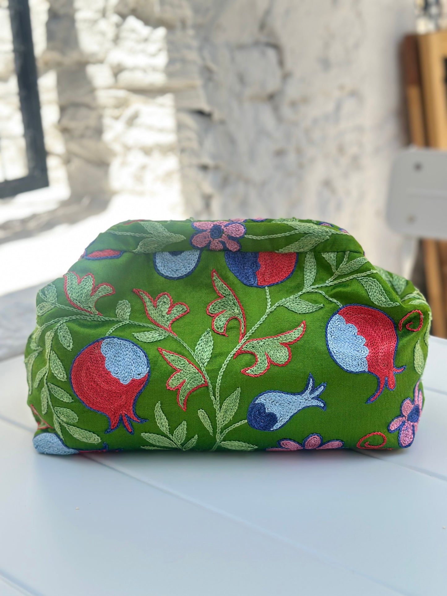Suzani Green Handbag