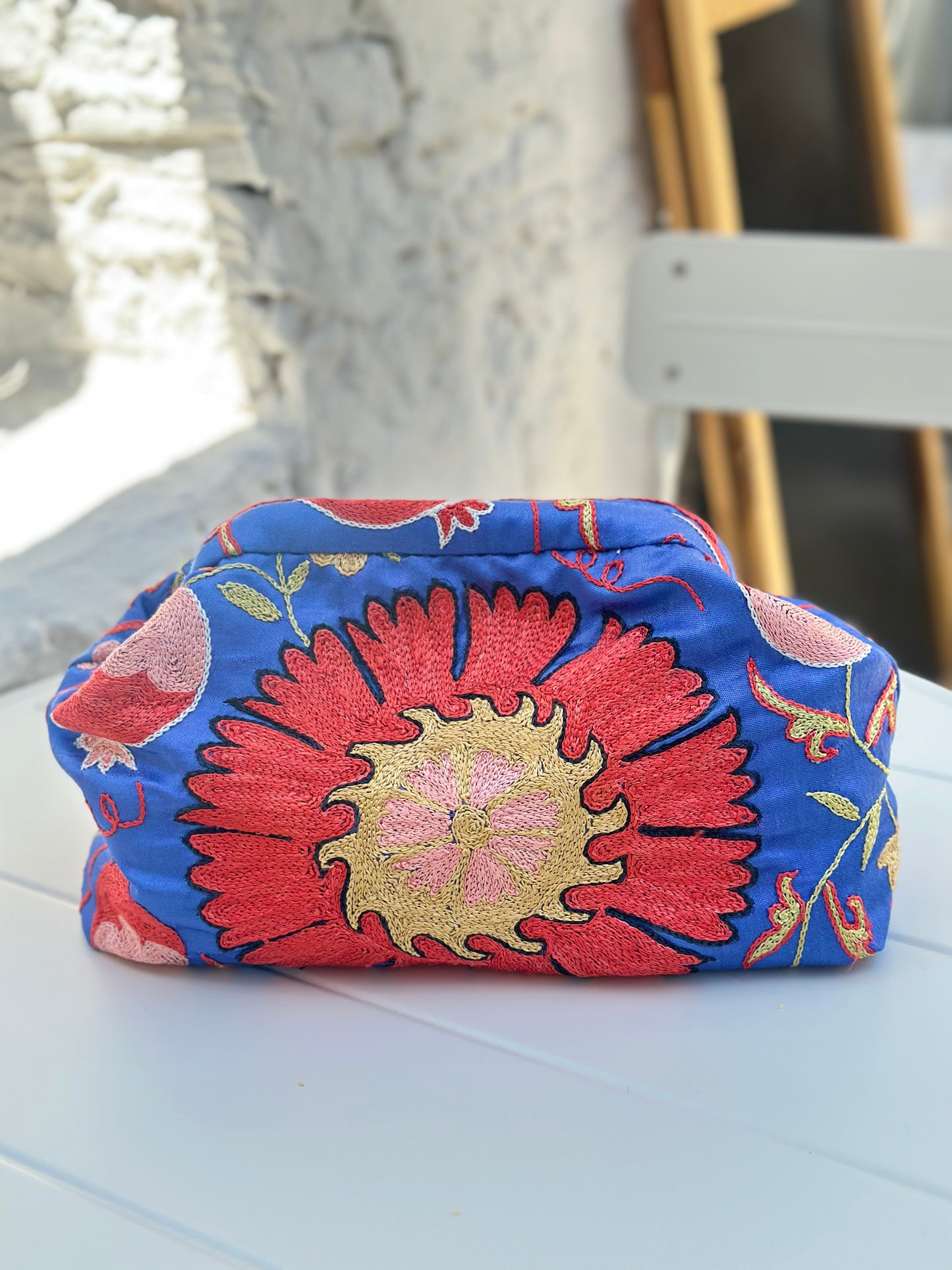 Suzani Blue Handbag