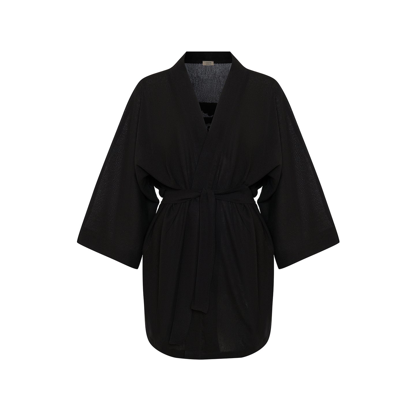 <transcy>Sicilya Siyah Kimono</transcy>