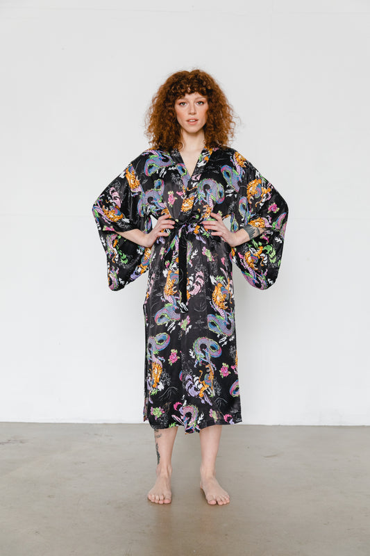 Jungle Long Kimono