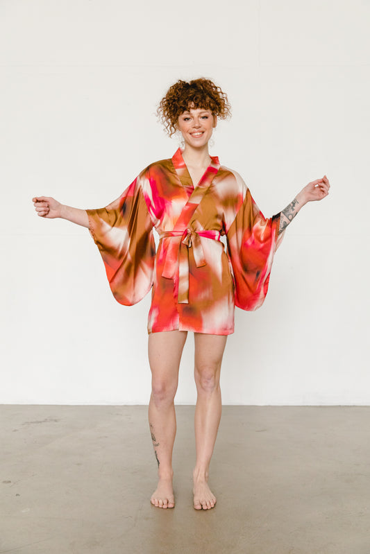 Vanessa Short Kimono