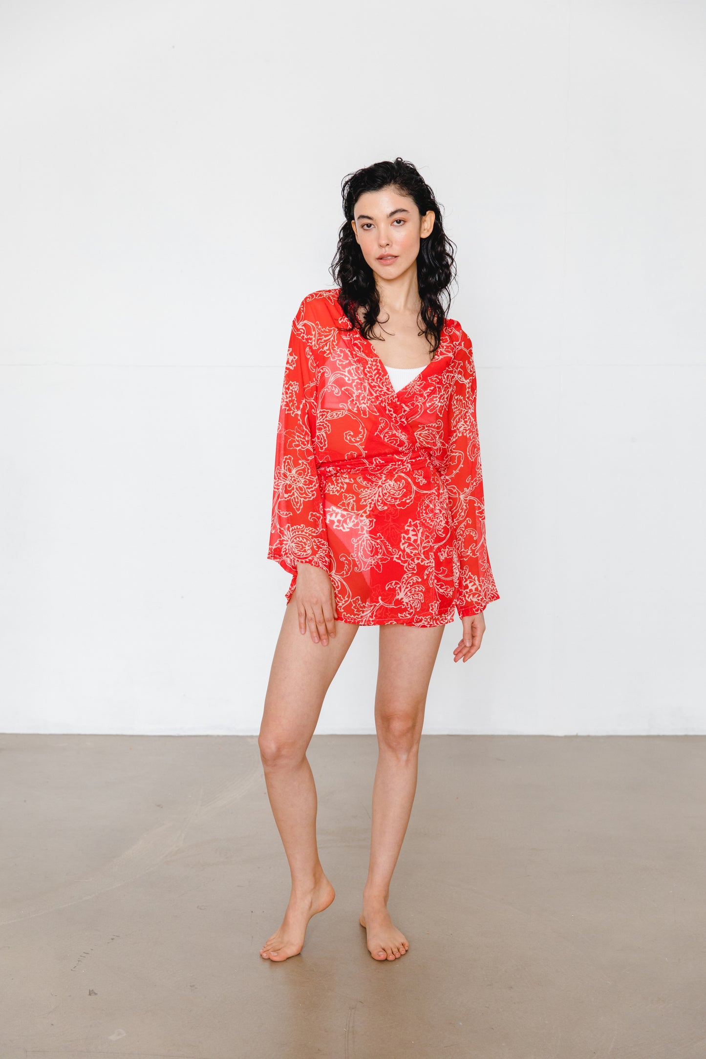 Samoa Short Kimono