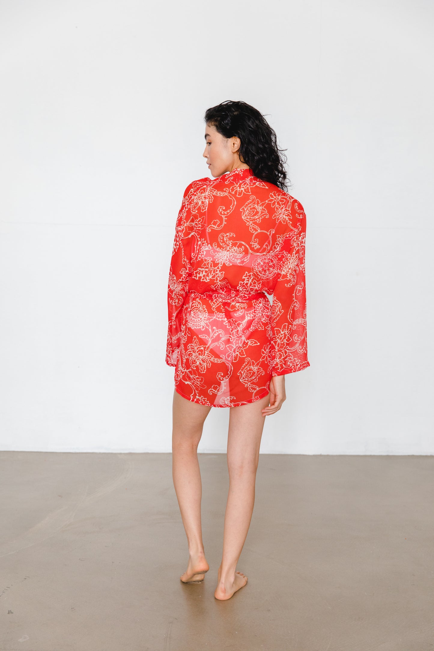 Samoa Short Kimono